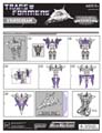 Starscream (War Within) hires scan of Instructions